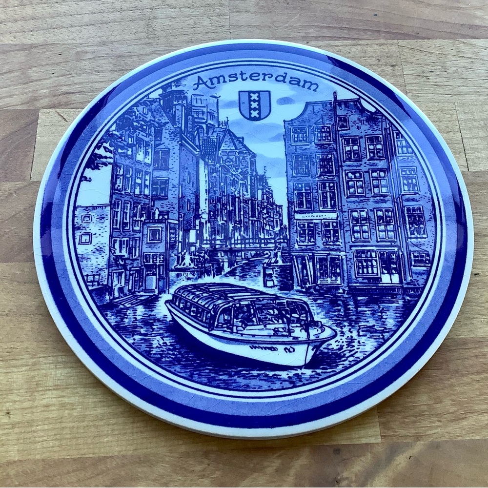 Delft Blue Amsterdam Tile